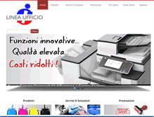 Tablet Screenshot of lineaufficioarezzo.com